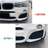 BMW X3 F25, X4 F26 Front Bumper Side Splitter Trim 2 x (2014-2017)