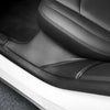 Tesla Model Y PU Leather Rear Door Sill Protectors (2020-2022)