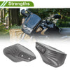 Motorcycles 1x Universal Hand Guard Knuckle Guard Protector Gray PP Plastic