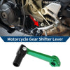 Bosuer M5 Green / Black Head Folding Motorcycle Gear Shifter Lever
