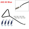 Motorcycle (A02) - All Blue Exhaust Pipe Muffler Mounting Springs