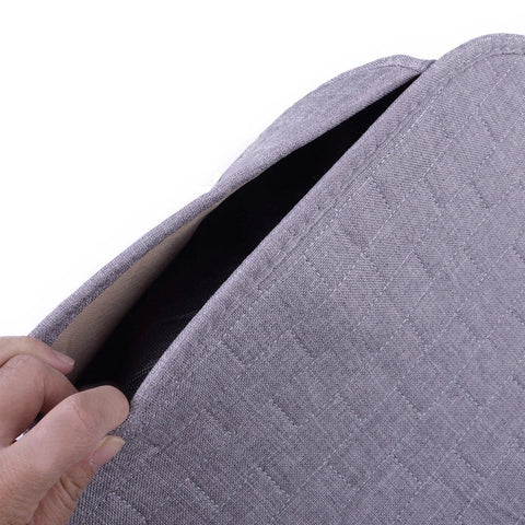 Set of 2 Gray Front Car Seat Covers