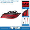 Jeep Compass Rear Bumper Reflector Lights (2017-2023)