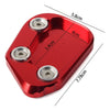 Honda CBR250RR (2017-2018) - Red CNC Kickstand Enlarger Plate