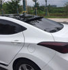Hyundai Elantra Sedan Glossy Black Factory Style Roof Spoiler Wing (2011-2016)