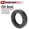 Rotary Shaft Seal 5 Pcs 30x47x10mm Nitrile Rubber Black