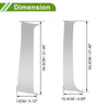 Chevy Silverado Silver Tone 4 Pcs Door Pillar Window Trim (2000-2006)
