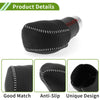 Lexus RX350 (2023-2024) Black Gray Faux Leather Car Gear Shift Knob Cover