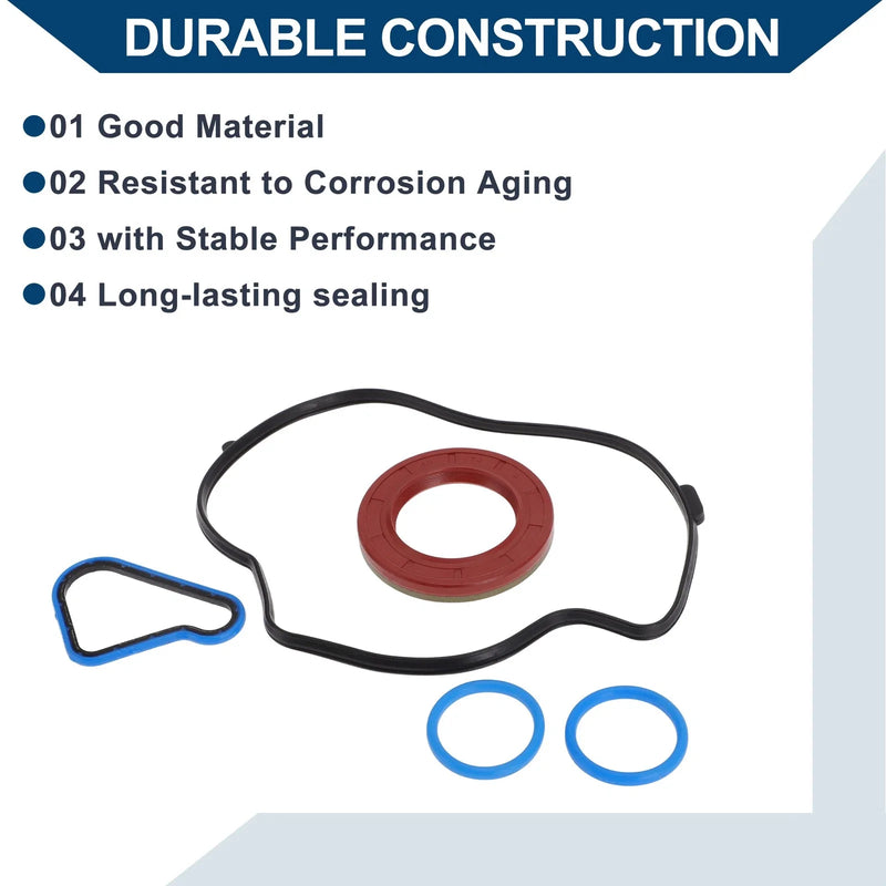 Dodge Durango 3.7L 4.7L Engine Timing Cover Gasket Set (2003-2009)