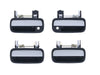 Toyota Hilux 4pc Front & Rear Right & Left Door Handles Chrome (1995–2005)