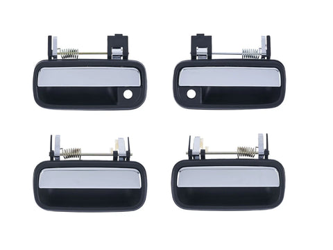 Toyota Hilux 4pc Front & Rear Right & Left Door Handles Chrome (1995–2005)