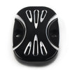 Harley Electra Glide Road King CNC Cut Rear Brake Master Cylinder Cover