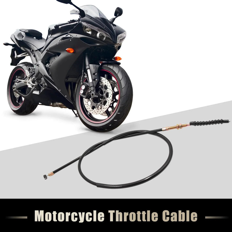 Honda CG125 Clutch Cable / 42.5" / Black Rubber