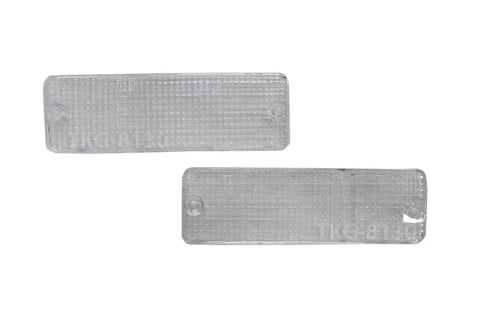 Toyota Hilux MK2 LN50 Clear Front Bumper Light Lens (1984-1988)