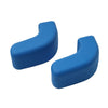 Jeep Wrangler JK JL JT (2007-2023) Blue Front Bumper Tow Hook Covers