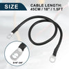 Car Marine Battery Inverter Cable 5/16-3/8 18in Copper Wire Black