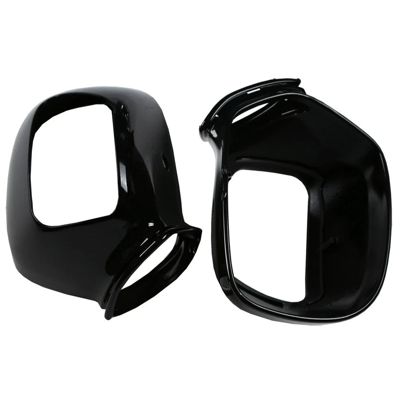 Honda Goldwing GL1800 Black Rear View Mirror Case Covers (2001-2017)