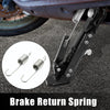 Honda CG125 2pc 8cm Silver Tone Metal Motorcycle Brake Pedal Return Spring