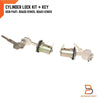 Nissan Datsun 720 Pickup Door Lock Cylinders Set with Keys (73-86)