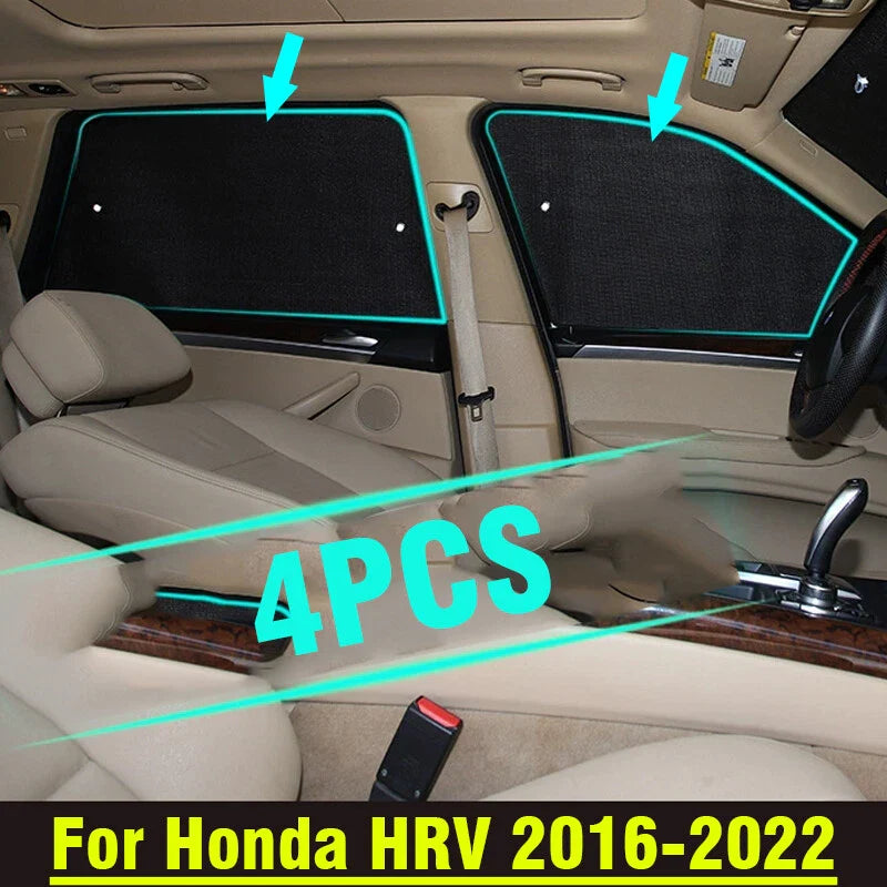 Honda HRV Sunshade 4 x Privacy Sunshade (2016–2022)