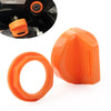 Polaris RZR XP 800-1000, Ranger, Sportsman Ignition Key Cover w/Nut Orange ABS