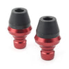 Ducati Scrambler 400 800 1000 Red Tire Valve Stem Dust Covers