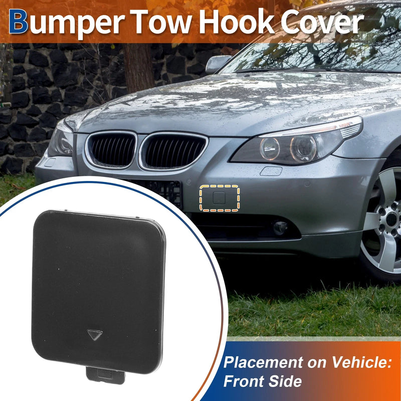 BMW 525i 530i 550i Unpainted Tow Hook Cover