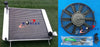 Jaguar XKE Series 1 3 Core Aluminum Radiator + Fan (1961-1968)