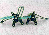 Honda CBR919RR CNC Aluminum Adjustable Racing Footpegs Rearset (1996-1999)