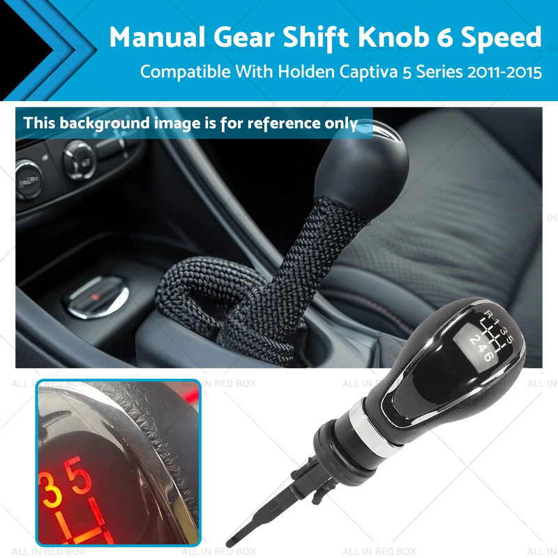Holden Captiva 5 6 Speed Manual Gear Shift Knob (2011-2015)
