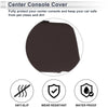 BMW X5 (2019-2024) Dark Brown Center Console Cover with Storage Bag
