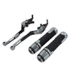 Yamaha FJR XJR 1300 Folding Titanium Brake Clutch Lever Grip Set (2001-2018)