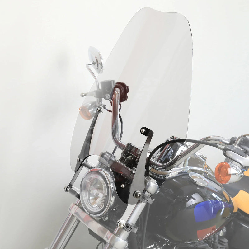 Harley Softail FXS FXST FXSTC Windshield & Bracket 41mm Clamps (1988-2013)