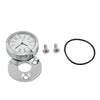 Harley Road King Front Fork Lock Clock Cover Chrome & White (1994-2024)