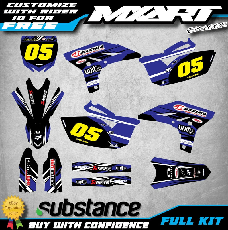 Yamaha YZ 250F Custom Decal Kit (2010-2013)