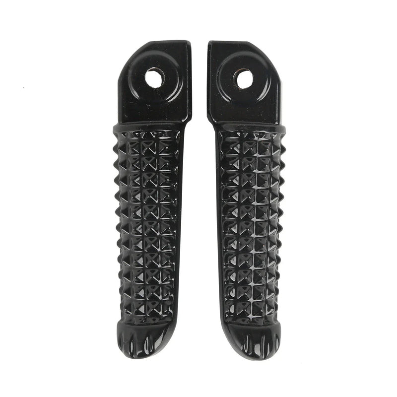 Yamaha YZF R1 R6 (1998-2025) Black Driver Passenger Footpegs (2003-2020)