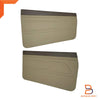 Toyota Pickup LN55 LN56 LN65 Brown Interior Door Panel Pair + Clips (83-88)