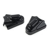 Harley Softail Black Phantom Rear Axle Covers Kit (1986-2007)