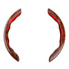 Universal Car Brown Wood Grain Non-Slip Steering Wheel Cover