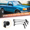 Ford Ranger L4 2.3L 4 x Spark Plug Wire Ignition Coil Cables (2001-2007)
