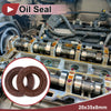 Car Oil Seal / 20x35x8mm / Rotary Shaft Seal FKM Brown 2 x