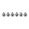 Bike Motorcycle 6 x M5x25mm Titanium Alloy Torx Head Bolts