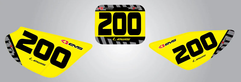 Honda CRF 50 Custom Number Plate Graphics (2013-2015)