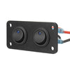 Car Boat Marine RV Truck Blue LED Toggle Rocker Switch Panel