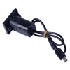 Car - Installation Socket Extension USB Jack 3.5mm Adapter Cable Connector