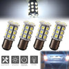 4 x BA15D 5050 27 SMD White Marine Boat Cabin Lamp Bulb