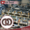 Car Oil Seal 2 x 22x32x10mm FKM Brown Seal Ring