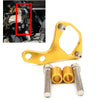 Triumph Bonneville Scrambler T100 Ignition Key Relocation Bracket Gold (2001-2015)