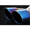 Toyota CH-R 2016-2018 Blue Stainless Rear Exhaust Muffl Tipe End Pip Fit