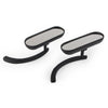 Harley Davidson - 1 Pair Black Rear View Side Mirrors